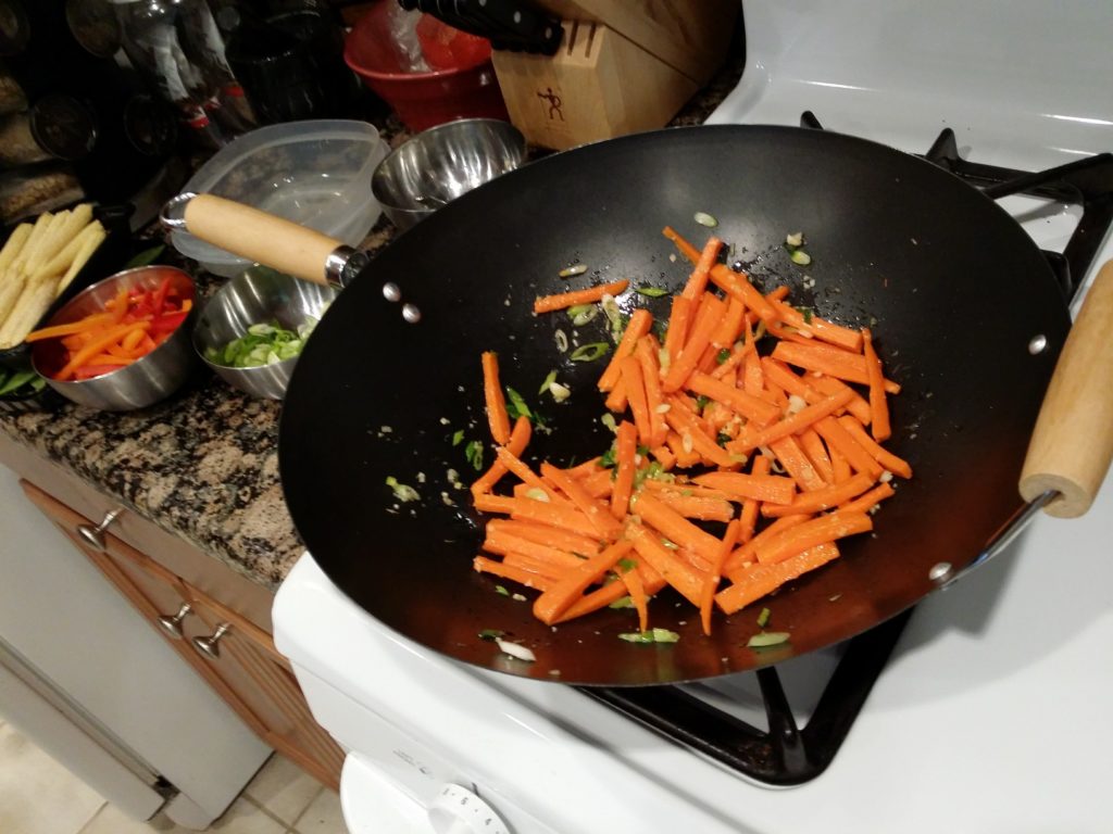 Carrots Cooking